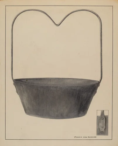 Fireplace Kettle by Francis Law Durand, index of american design, 1936
