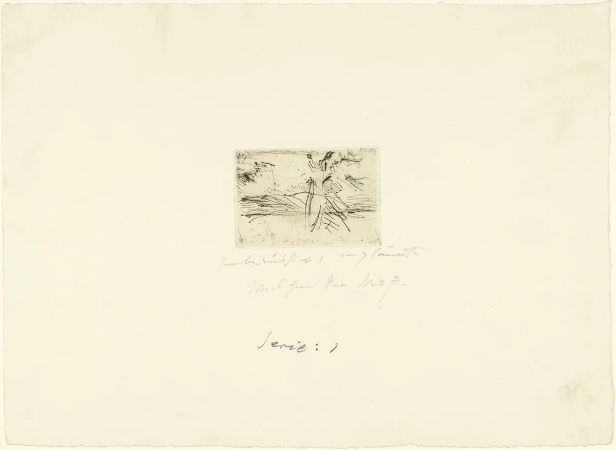 Walchensee by Lovis Corinth, print, 1923