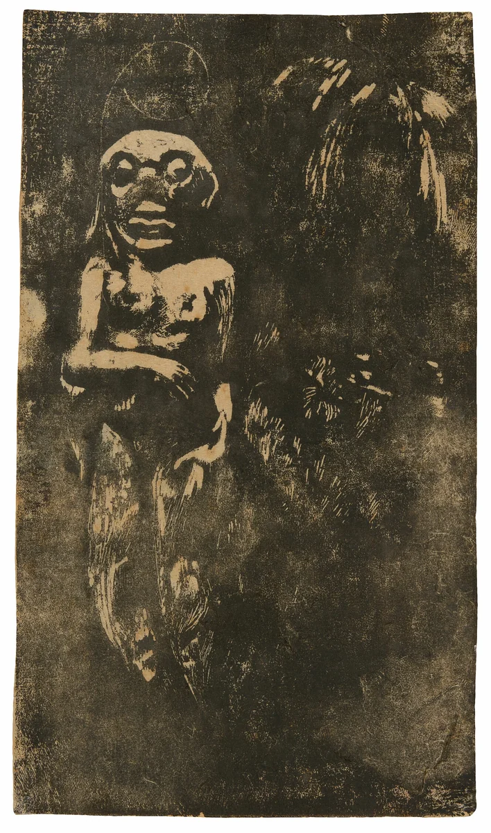 Oviri by Paul Gauguin, print, 1894