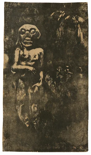 Oviri by Paul Gauguin, print, 1894