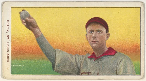 Pelty, St. Louis, American League, from the White Border series (T206) for the American Tobacco Company by American Tobacco Company, print, 1909-1911