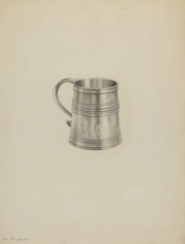 Silver Mug by Leo Drozdoff, index of american design, 1936