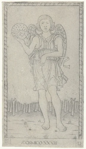 Genius van de wereld by anonymous, print, 1463-1467