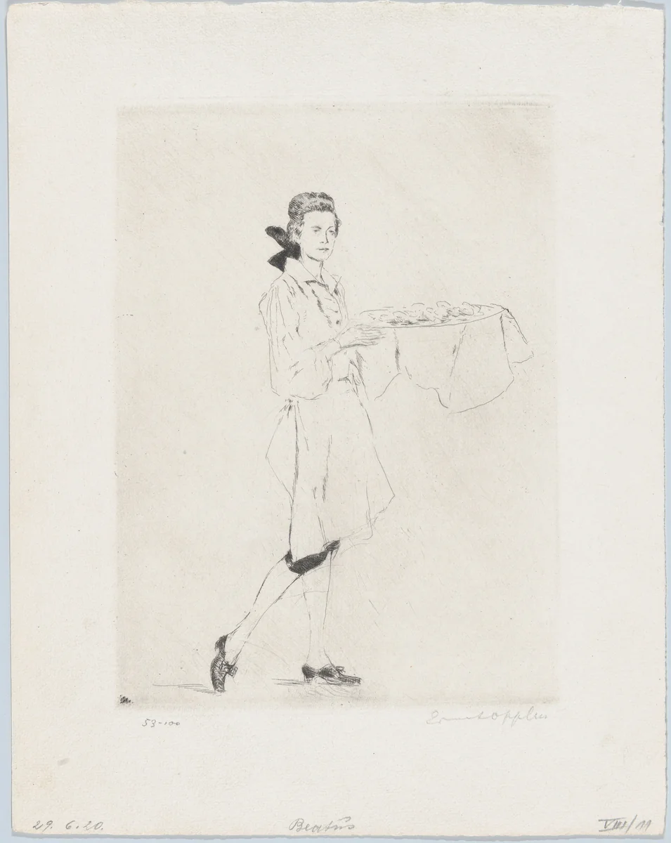 Beatus by Ernst Oppler, print, 1920