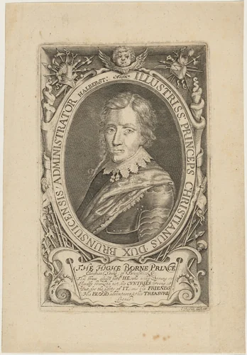 Christian, Duke of Brunswick by John Payne, print, 1607-1647