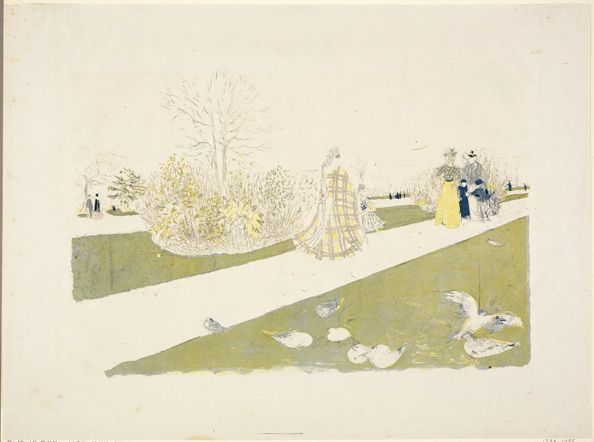 The Tuileries Garden by Edouard Jean Vuillard, print, 1896