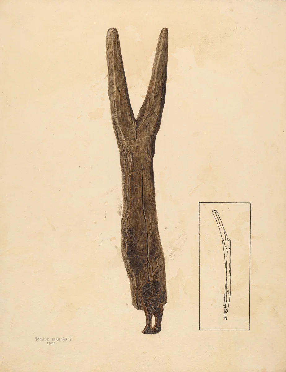 Bootjack by Gerald Bernhardt, index of american design, 1939