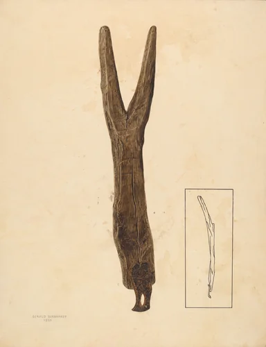 Bootjack by Gerald Bernhardt, index of american design, 1939