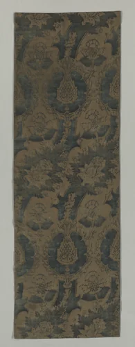 Reproduction of a Florentine Velvet by Mariano Fortuny y Madrazo, textile, 1900-1950