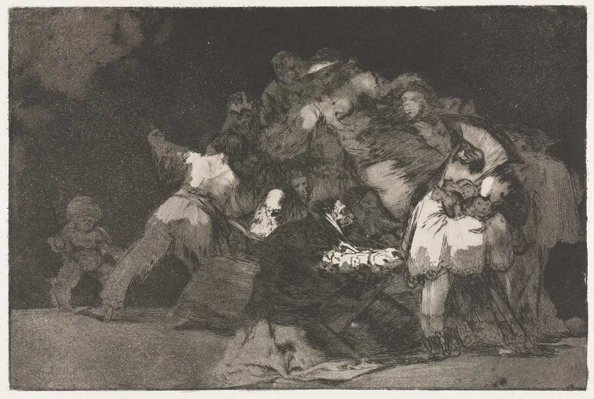The Proverbs: General Folly by Francisco de Goya, print, 1864