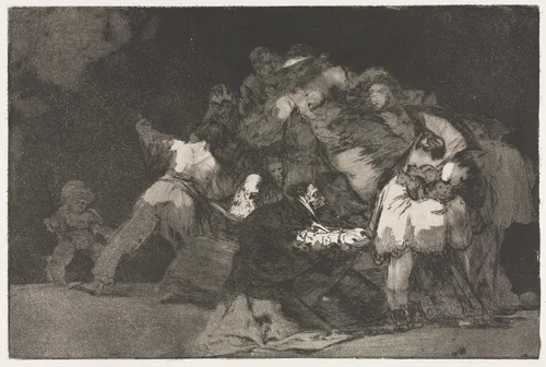 The Proverbs: General Folly by Francisco de Goya, print, 1864