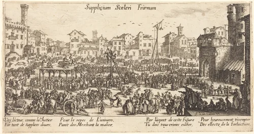 The Punishments by Jacques Callot, print, 1619-1629