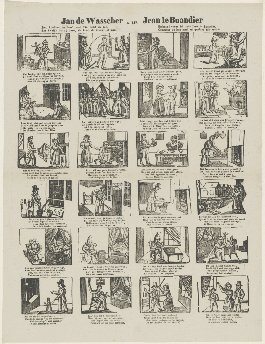 Jan de Wasscher / Jean le Buandier by Glenisson & Zonen, print, 1856-1900