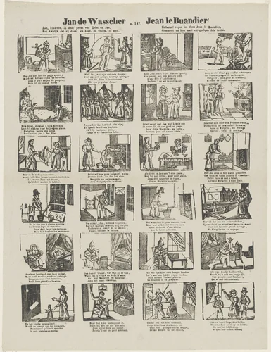 Jan de Wasscher / Jean le Buandier by Glenisson & Zonen, print, 1856-1900