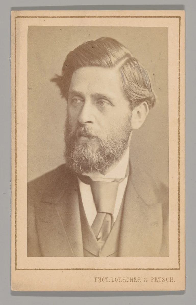 [Ludwig Johann Passini] by Loescher & Petsch, photograph, 1867-1890