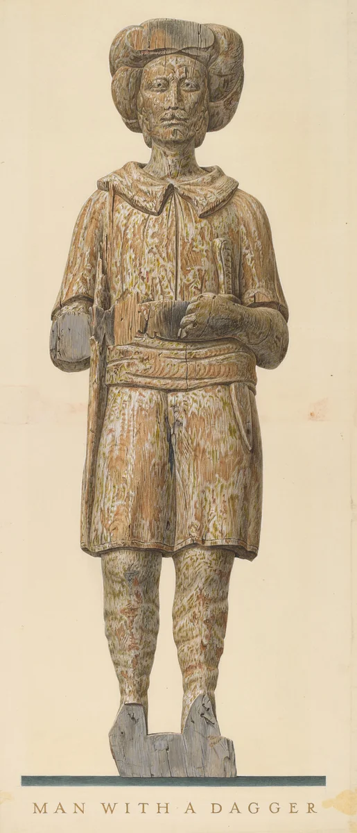 Circus Wagon Figure by John Matulis, index of american design, 1938