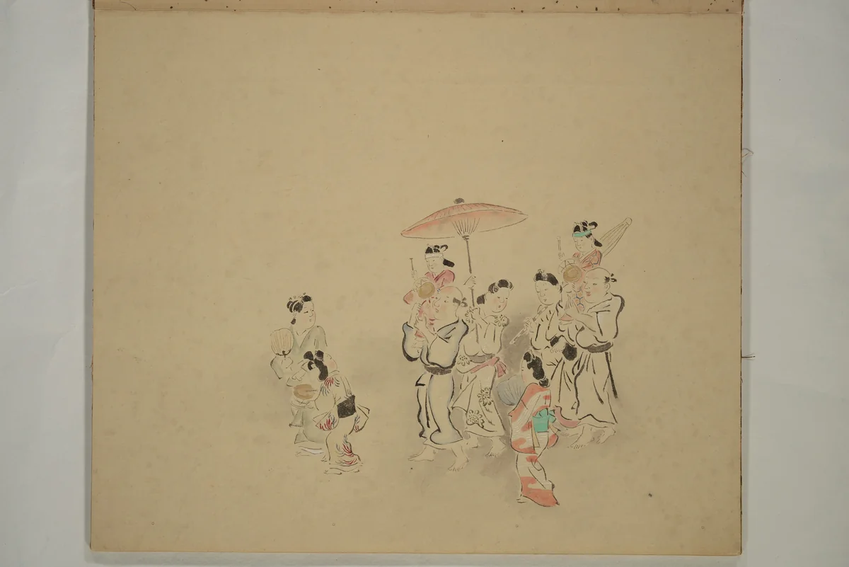 Album of Sketches by Yūkakudō (幽覚堂), book, 1767-1799