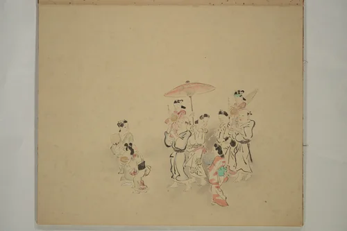 Album of Sketches by Yūkakudō (幽覚堂), book, 1767-1799