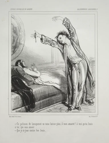 Baliverneries Parisiennes by Paul Gavarni, print, 1824-1866