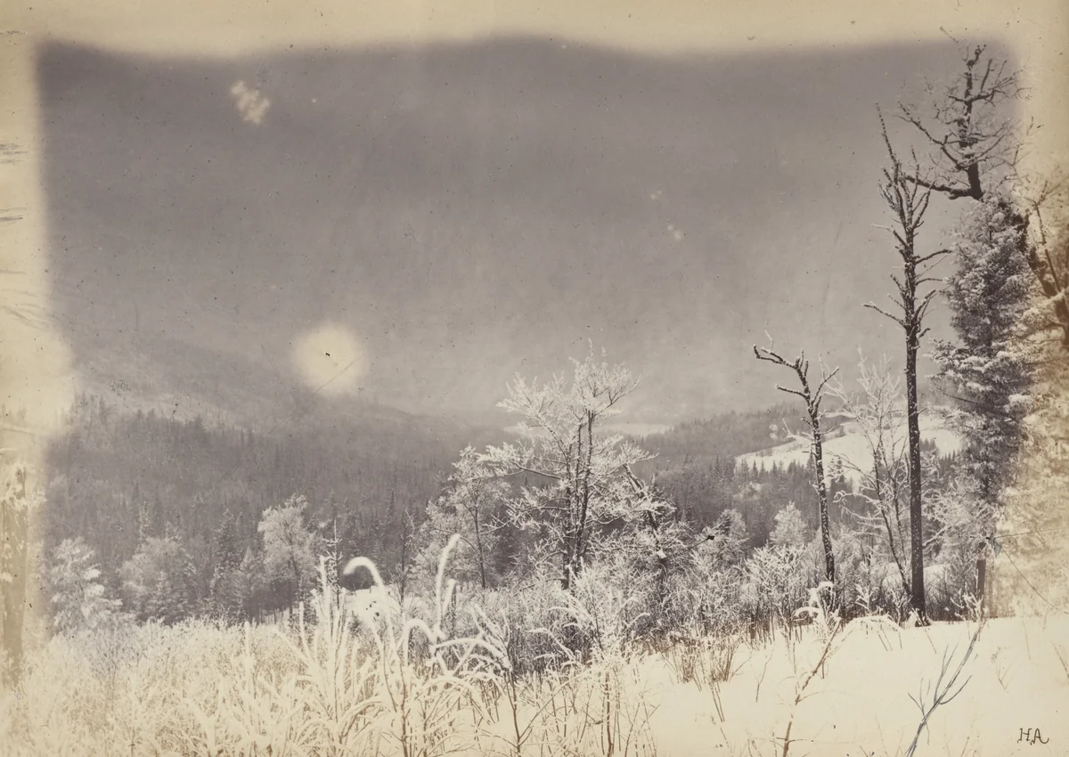 In Beauport (Near Quebec); Taken While Snowing by Alexander Henderson, photograph, 1865
