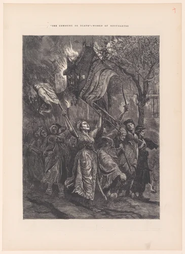 Women of Montmartre, from "The Graphic," vol. 3 by Arthur Boyd Houghton, print, 1871