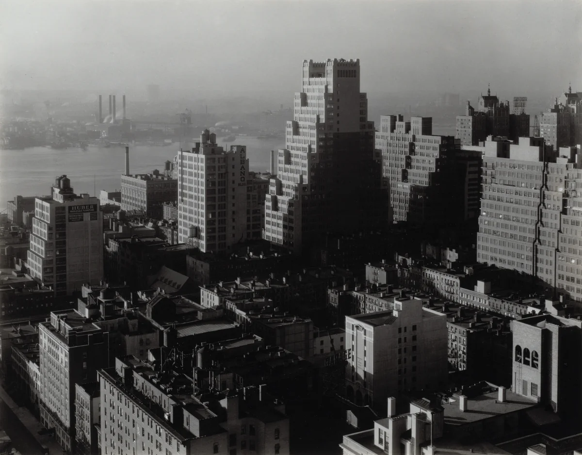 From My Window at the Shelton, Southeast by Alfred Stieglitz, photograph, 1931