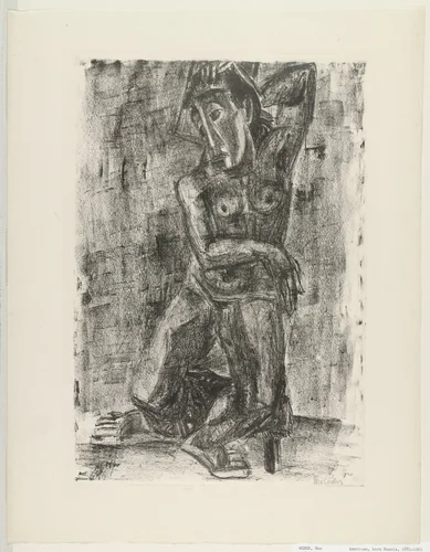 Reverie by Max Weber, print, 1916