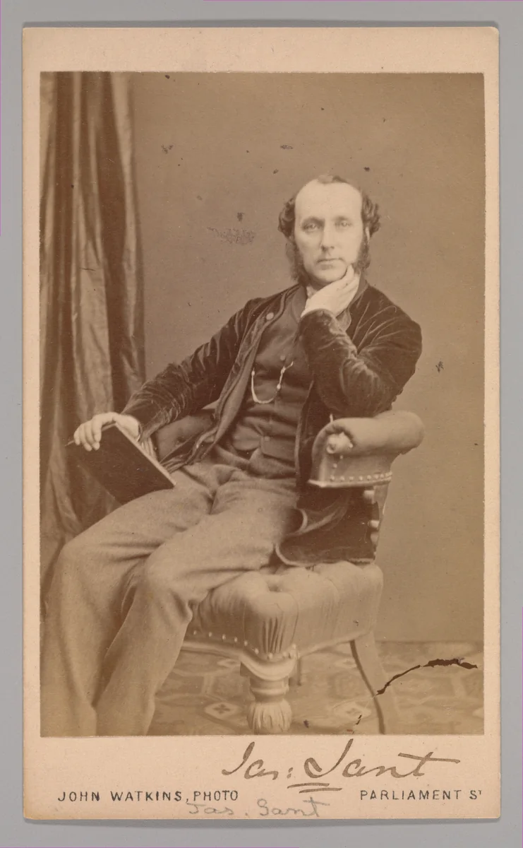 [James Sant] by John and Charles Watkins, photograph, 1860-1869