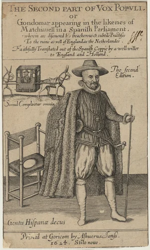 Title Page for Vox Populi Eoricum, by Thomas Scott by Crispijn van de Passe I, print, 1624