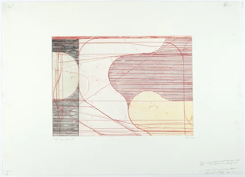 Construct (Drypoint) by Richard Diebenkorn, print, 1980