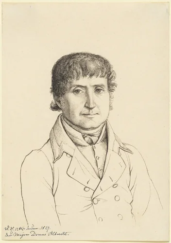 Majordomo Albrecht by Gerhard Wilhelm von Reutern, drawing, 1827