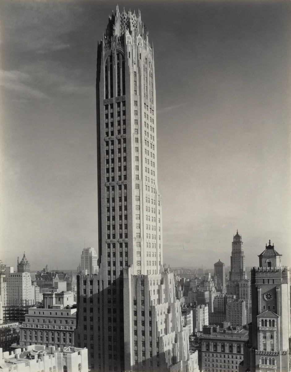 From My Window at the Shelton, North by Alfred Stieglitz, photograph, 1931