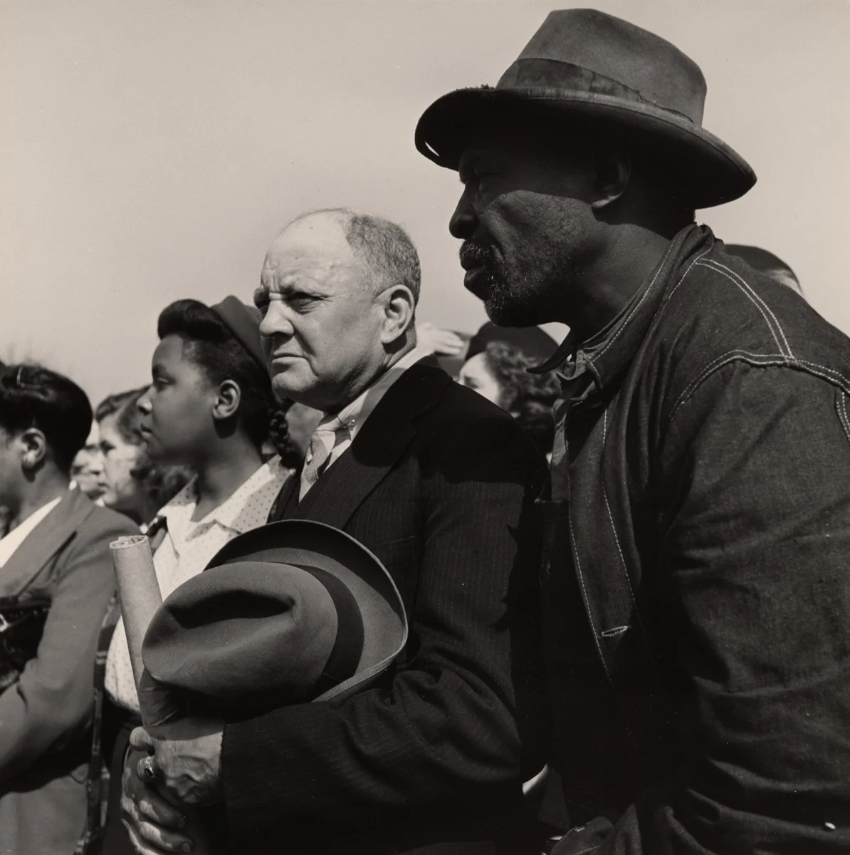 Franklin D. Roosevelt Funeral, Washington, DC by Wayne Miller, photograph, 1945