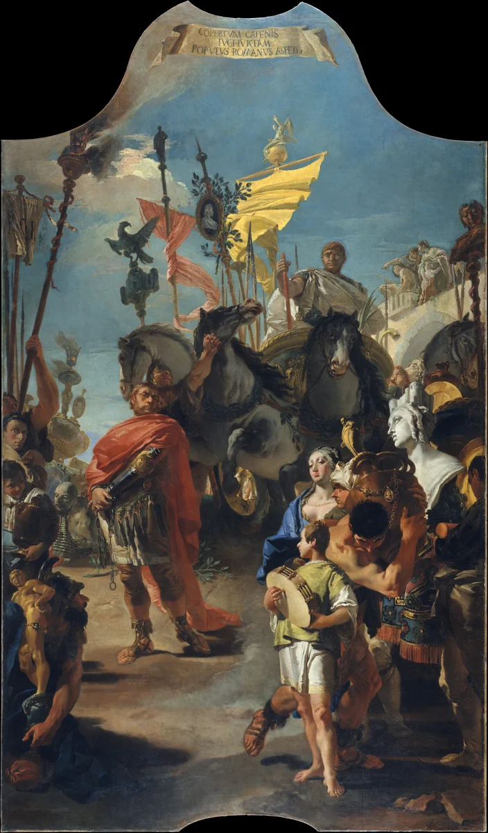 The Triumph of Marius by Giovanni Battista Tiepolo, painting, 1729