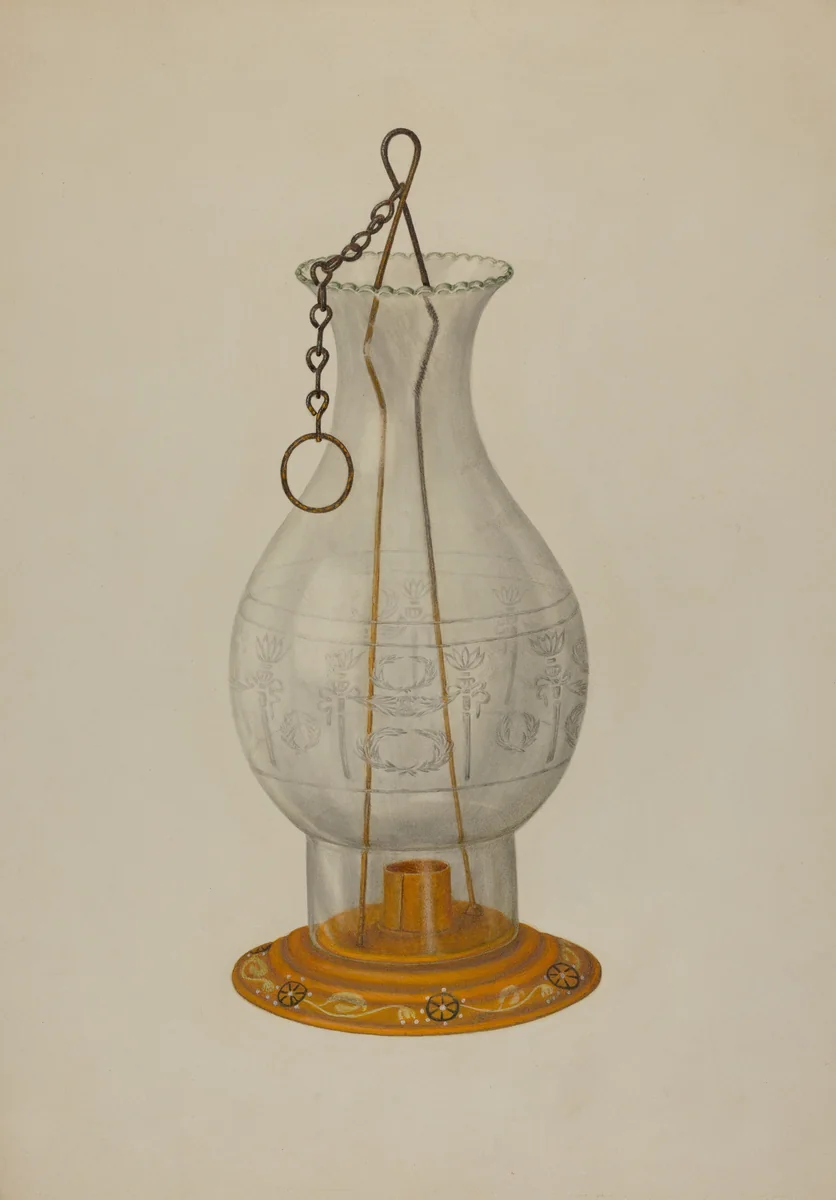 Candle Lantern by Nicholas Amantea; John Dana, index of american design, 1940