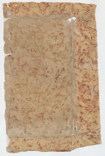 Sheet with overall splotchy pattern by anonymous, print, 1800-1900