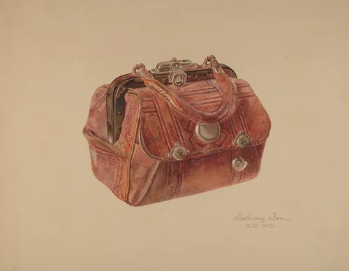 Hand Bag by Albert Allen, index of american design, 1935-1942