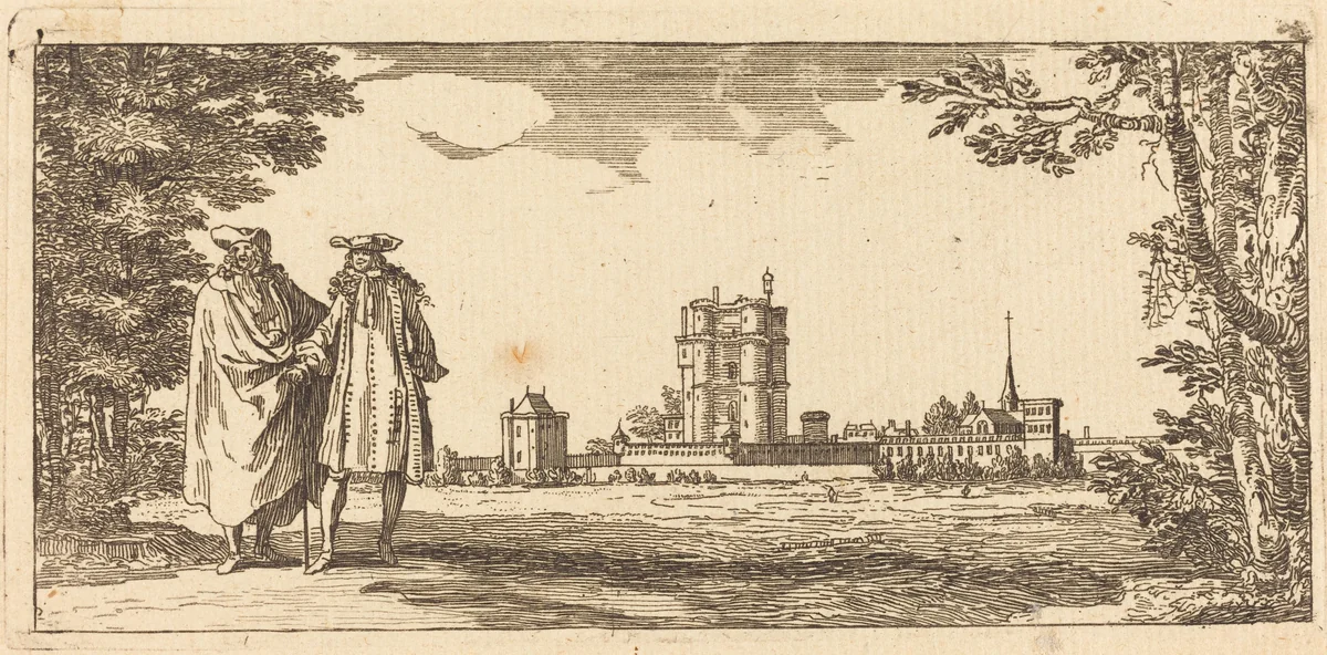 Plan general du Chasteau et petit Parc de Vincennes by Israël Silvestre, print, 1668