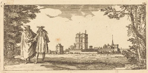 Plan general du Chasteau et petit Parc de Vincennes by Israël Silvestre, print, 1668