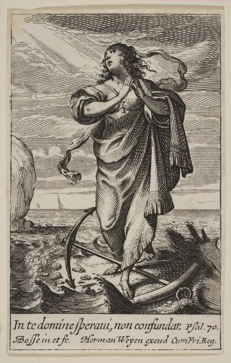 Hope by Abraham Bosse, print, 1636