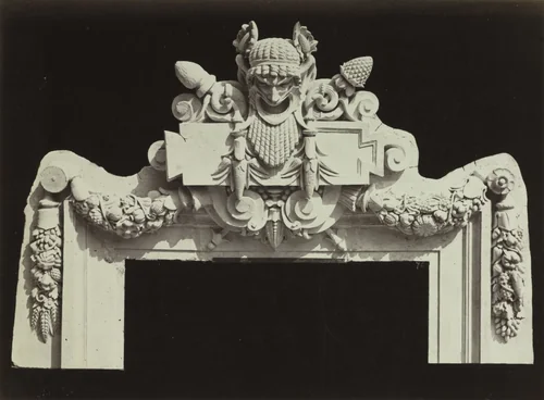 Ornamental Scupture by Louis-Émile Durandelle, photograph, 1860-1877