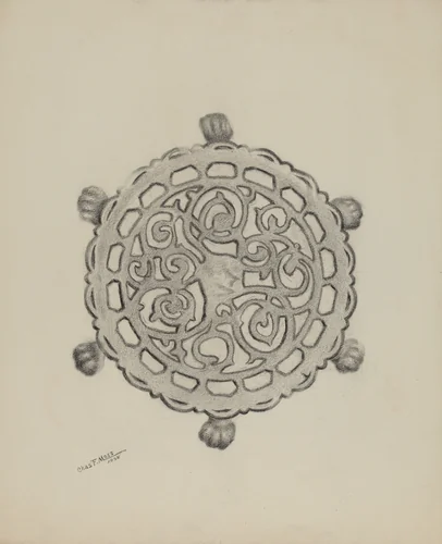 Trivet by Charles Moss, index of american design, 1938