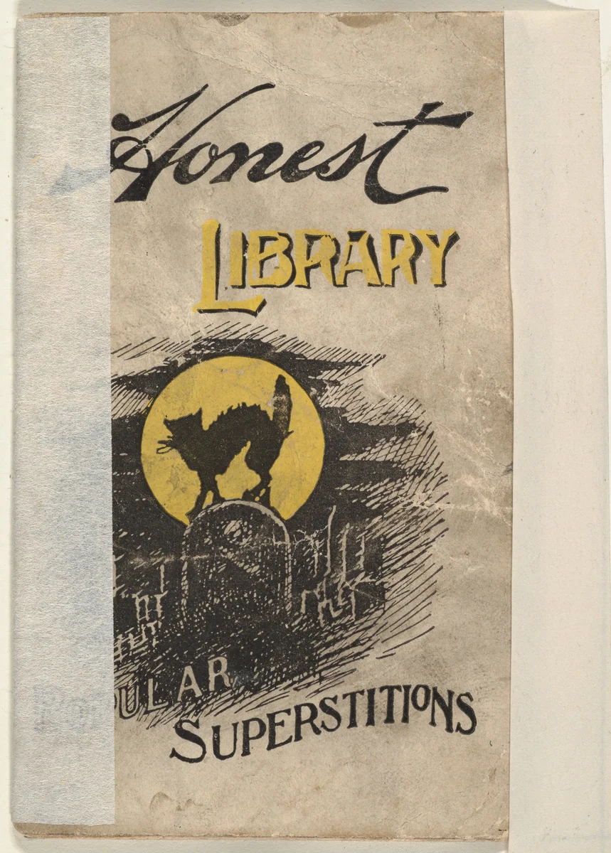 Popular Superstitions, from the Honest Library series (N115) issued by Duke Sons & Co. to promote Honest Long Cut Tobacco by W. Duke, Sons & Co., print, 1896