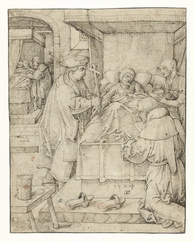Untitled by Pieter Cornelisz. genaamd Kunst, drawing, 1524