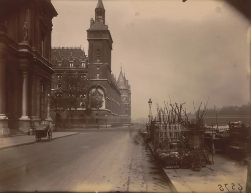 Palais de Justice by Eugène Atget, photograph, 1925