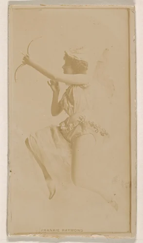 Frankie Raymond, from the Actresses series (N245) issued by Kinney Brothers to promote Sweet Caporal Cigarettes by Kinney Brothers Tobacco Company, photograph, 1890