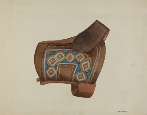 Spur Cover by Edith Towner, index of american design, 1936