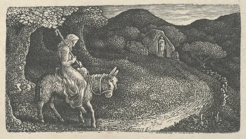 The Return Home by Edward Calvert, print, 1830