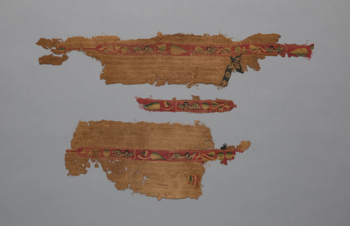 Fragments from a Tunic by Unknown, textile, 600-699