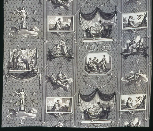 L'Historie de Psyche (The Story of Psyche) (Furnishing Fabric) by Jean Baptiste Huet, textile, 1810-1812